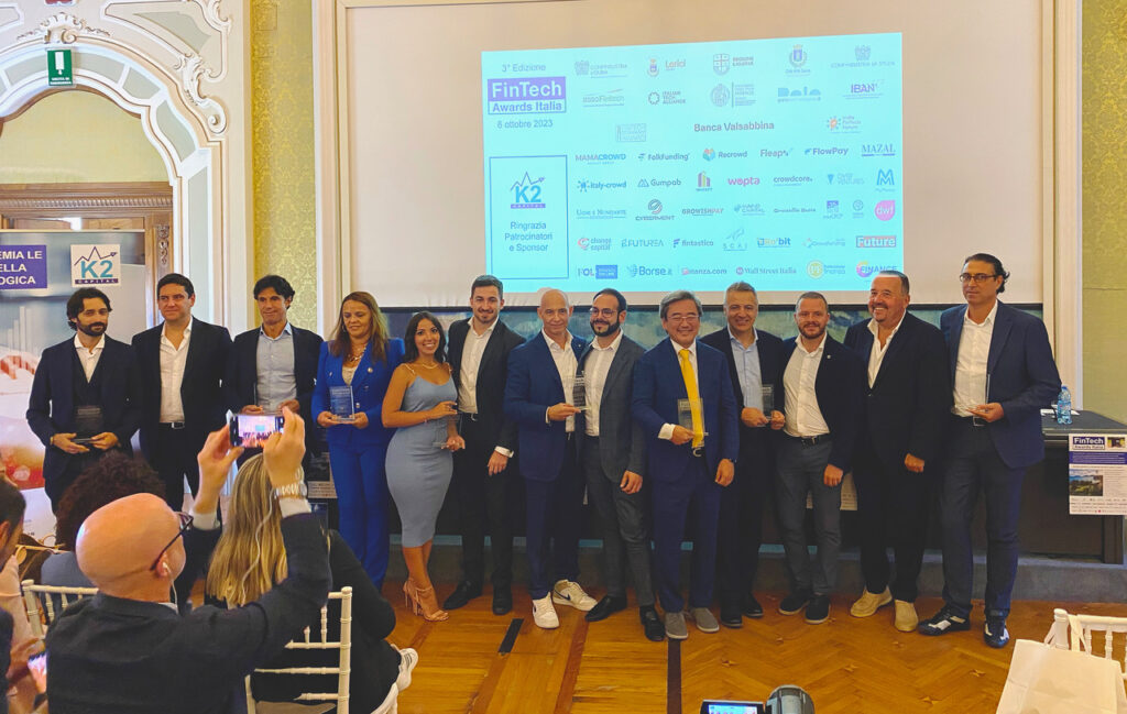 Vincitori Fintech Awards Italia 2023