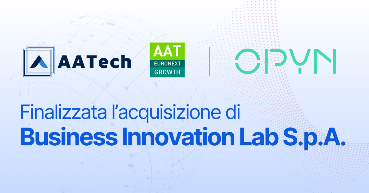 aatech acquisizione-piattaforma opyn