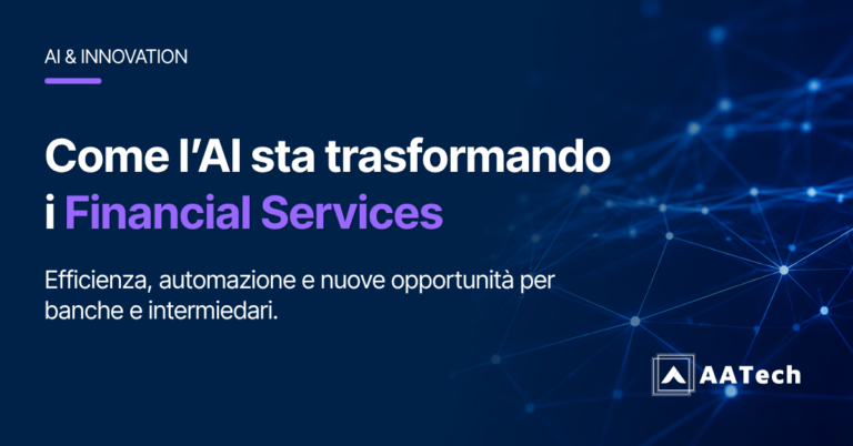 AI e servizi finanziari: come cambia l’innovazione